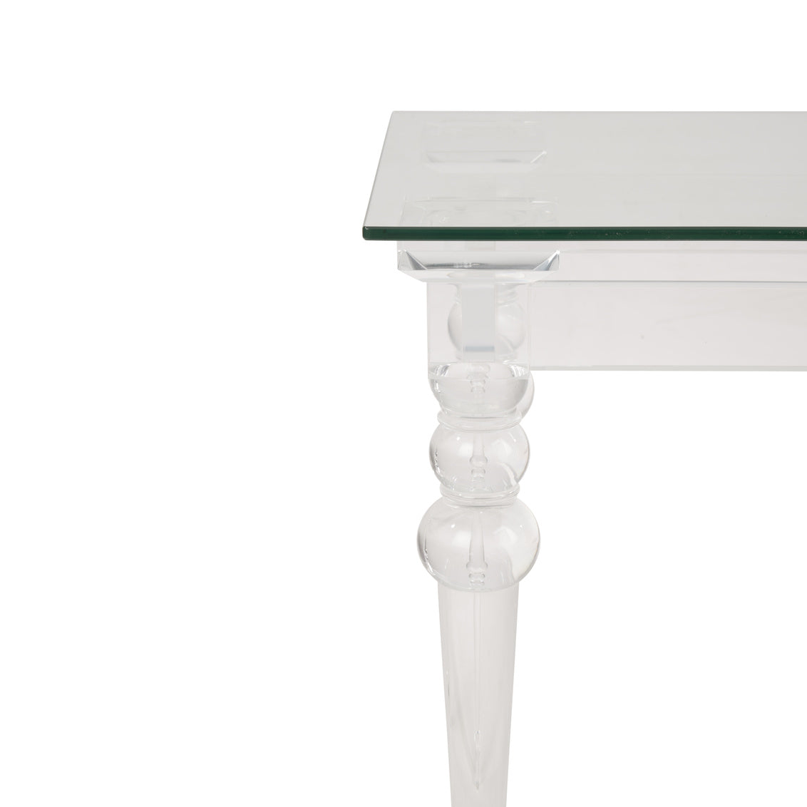 Acrylic & Glass Side Table