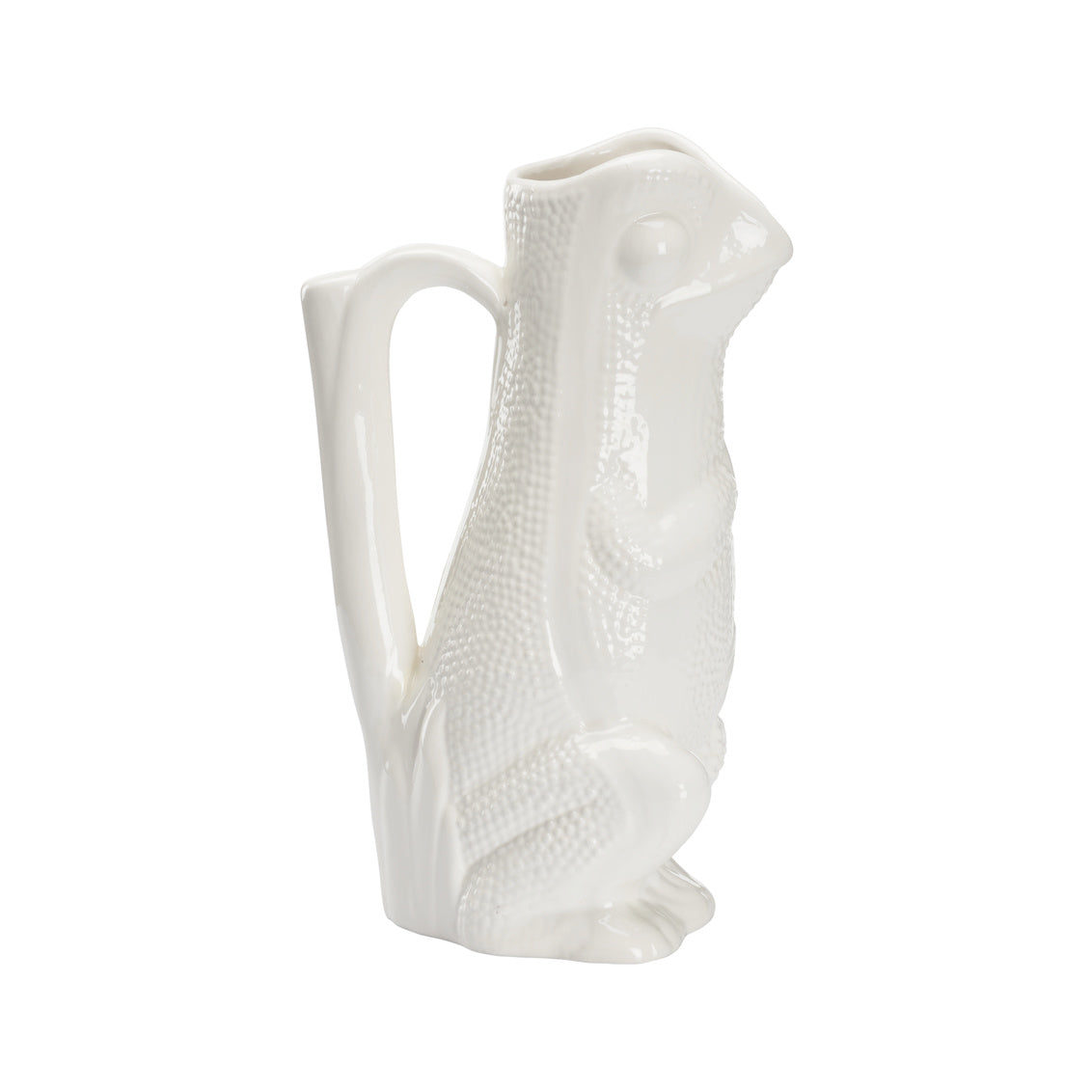 Frog Pitcher - White