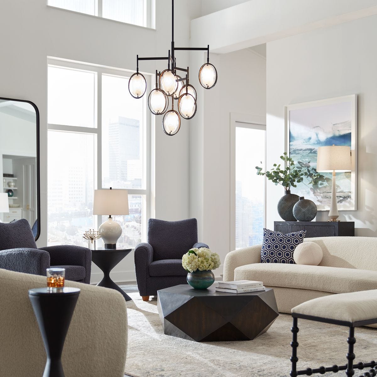 Maxin, 9 Lt Chandelier