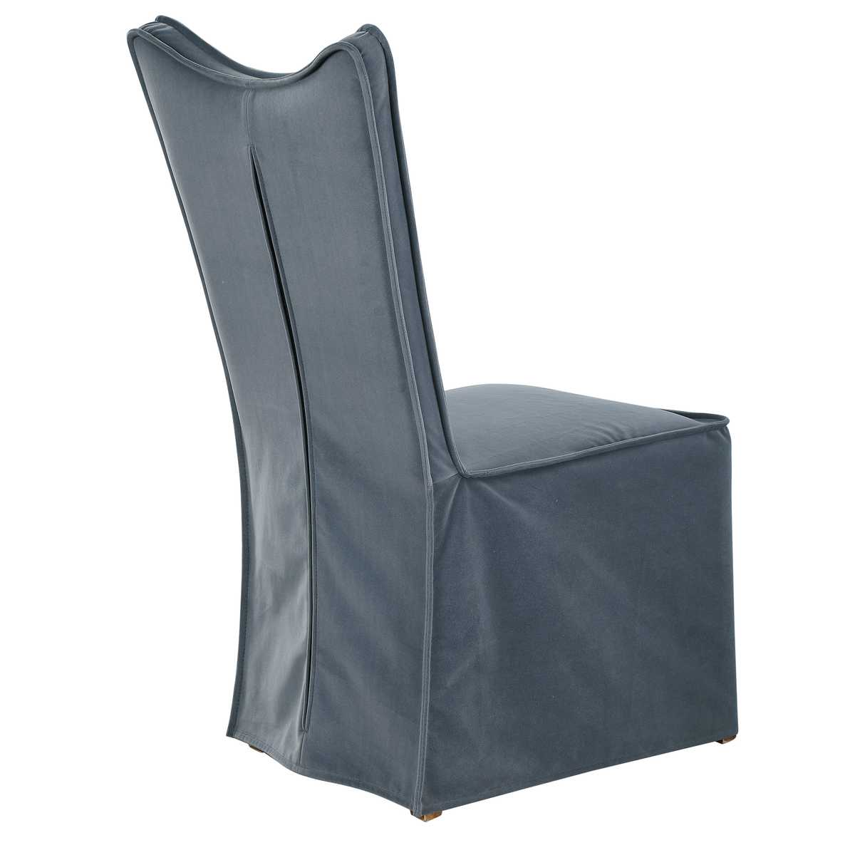 Delroy Armless Chair, Gray, 2 Per Box, Priced Each
