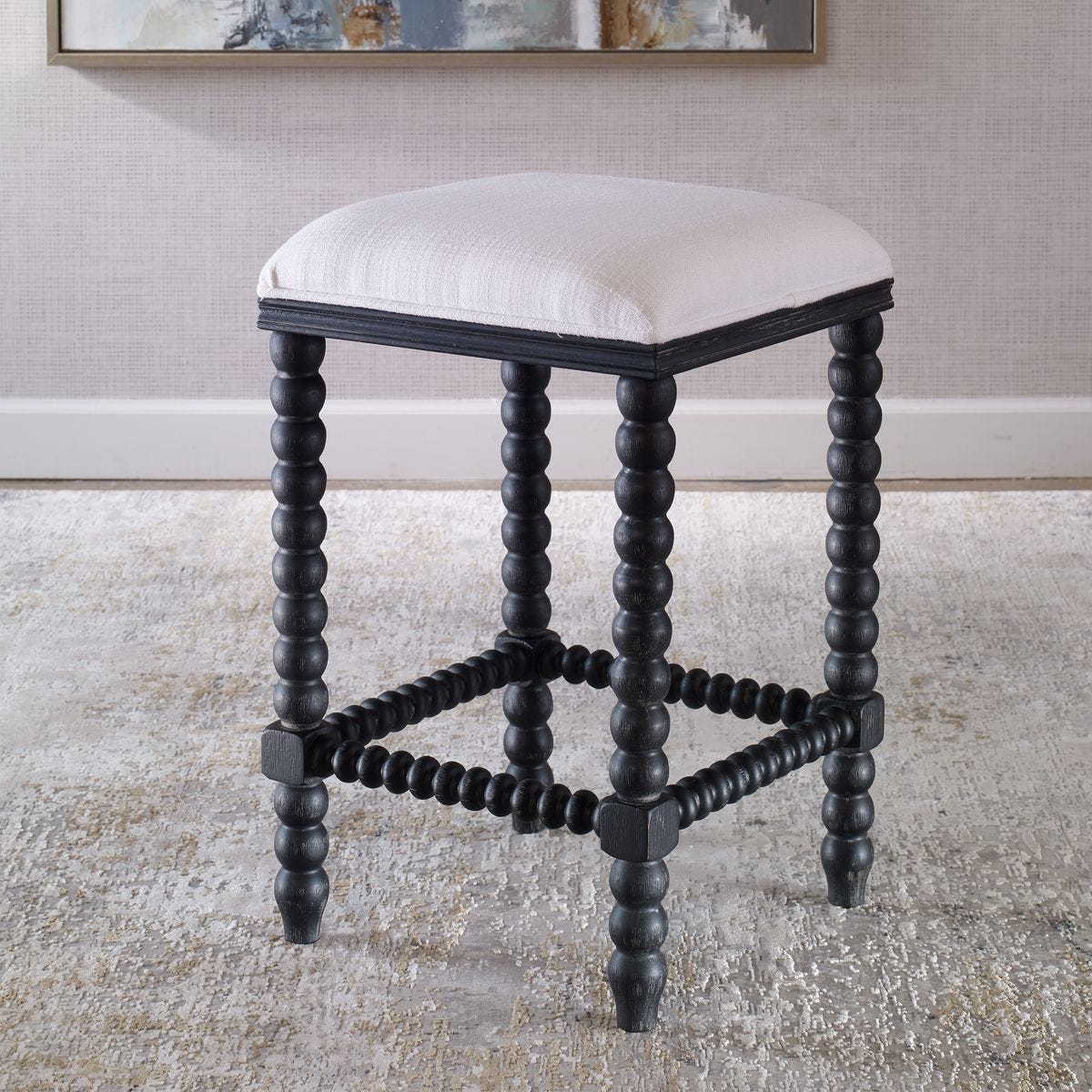 Pryce Counter Stool, Black