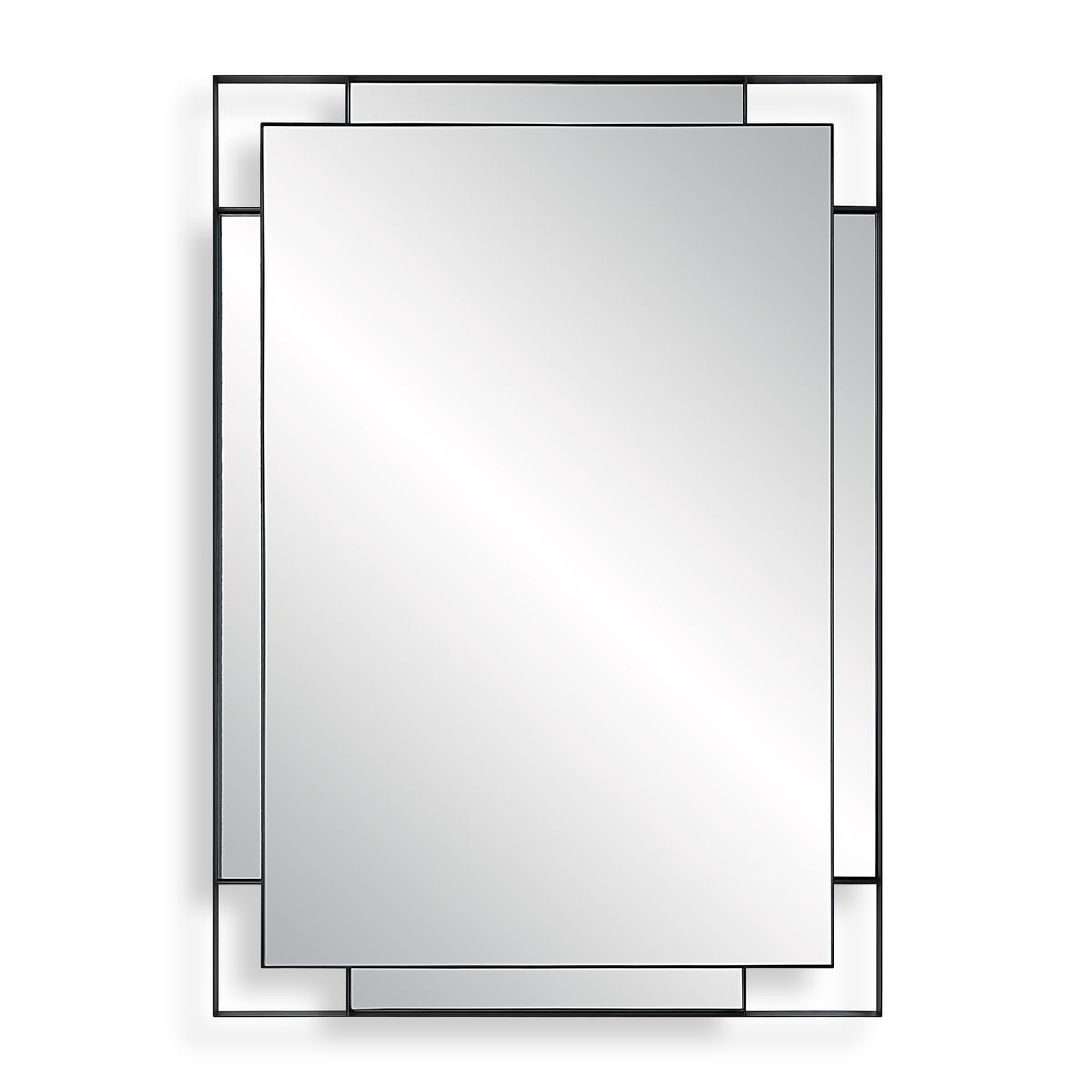 Stellan Mirror, Black - Kings Fine Art & Decor