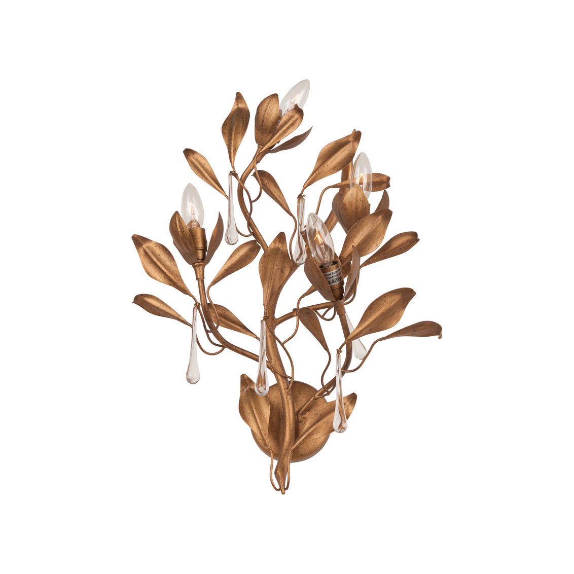 Bay Laurel Sconce - Left Facing