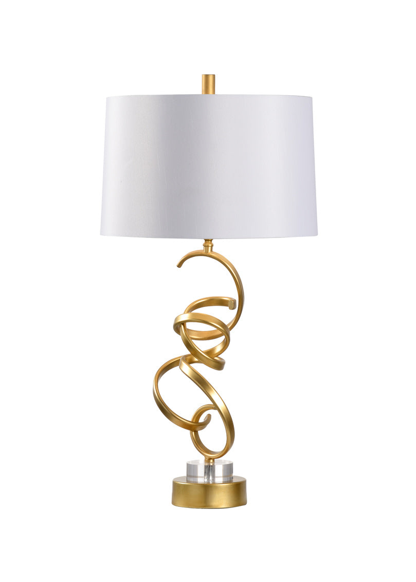 Swirl Gold Lamp