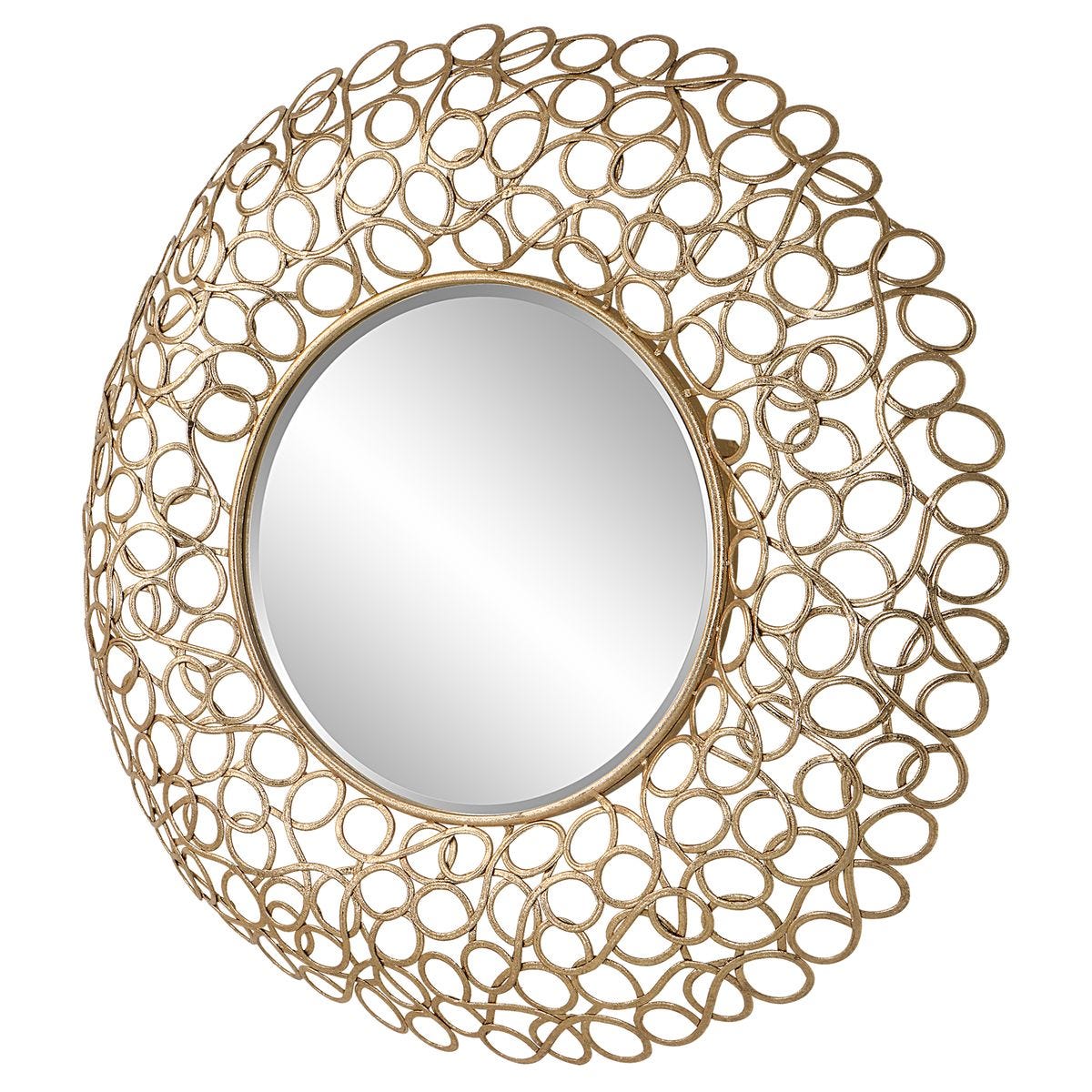 Swirl Round Mirror