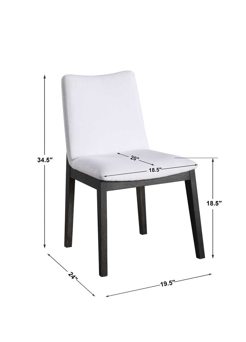 Delano Armless Chair, Espresso, 2 Per Box, Priced Each