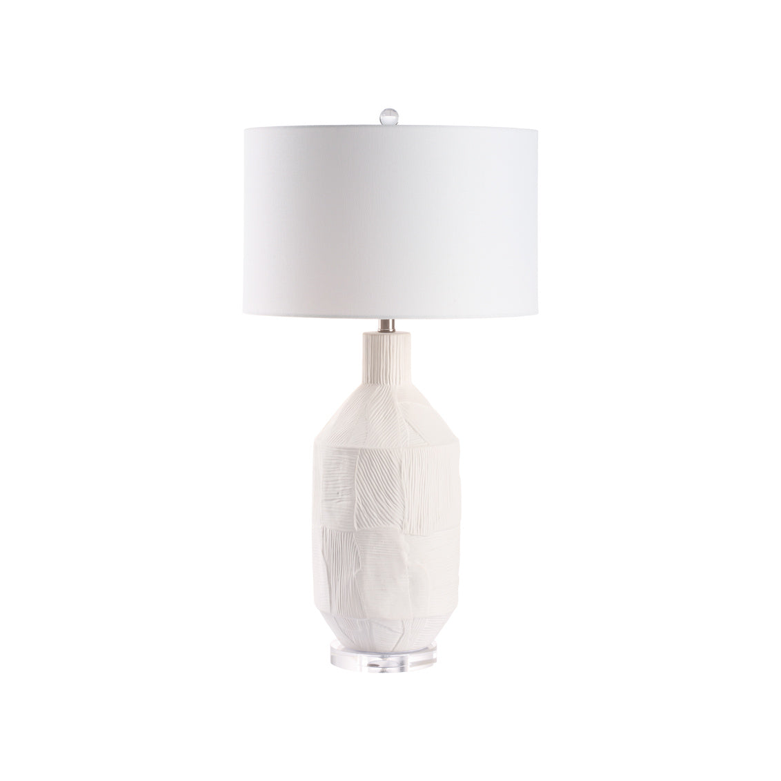 Furrow Lamp - White