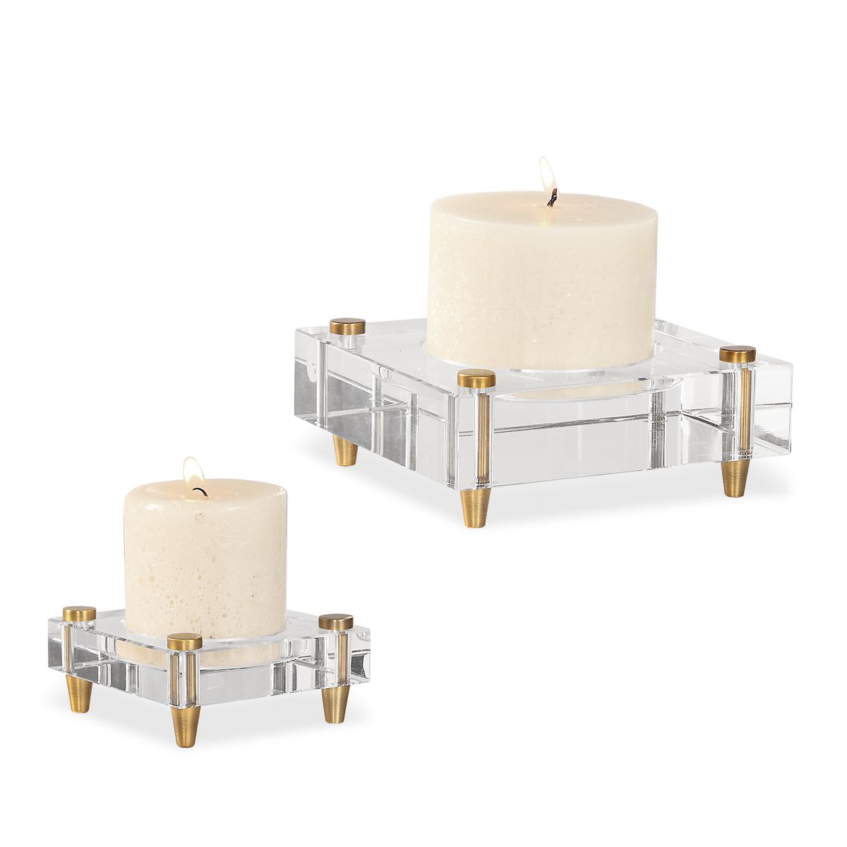 Claire Candleholders, S/2 - Kings Fine Art & Decor