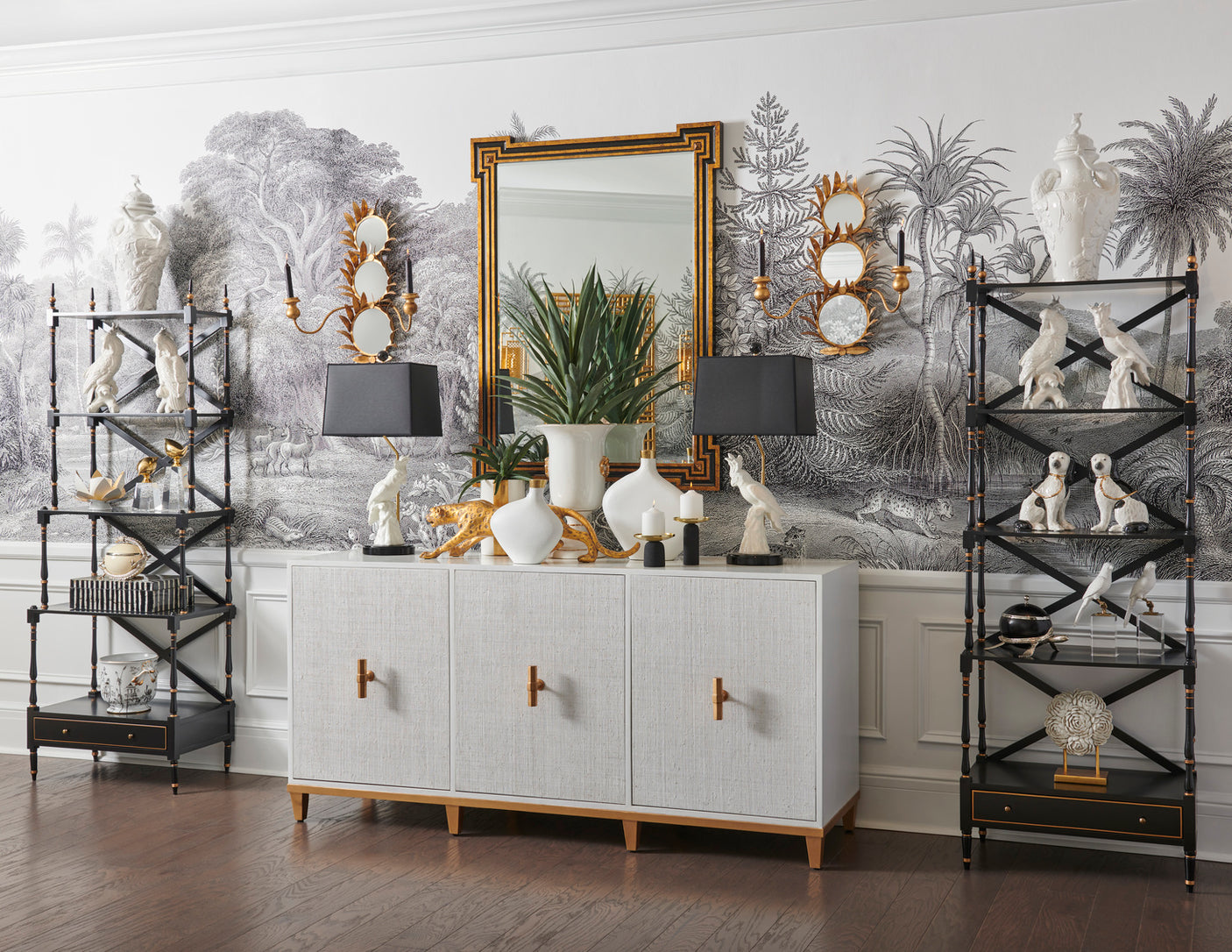 Avery Console - White