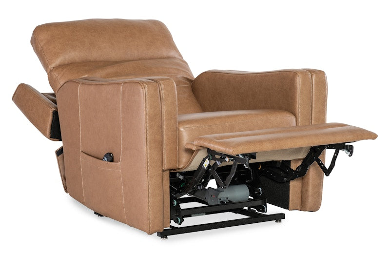 Hooker Furniture Thyme Power Recliner w/ PWR Headrest, Lumbar, and Lift RC605-PHLL4-080