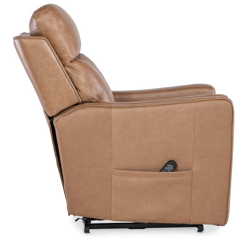 Hooker Furniture Thyme Power Recliner w/ PWR Headrest, Lumbar, and Lift RC605-PHLL4-080