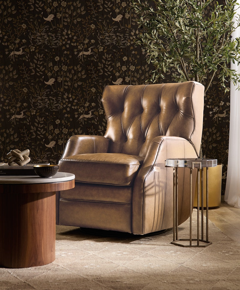 Hooker Furniture Henderson Power Swivel Glider Recliner RC806-PSWGL-078