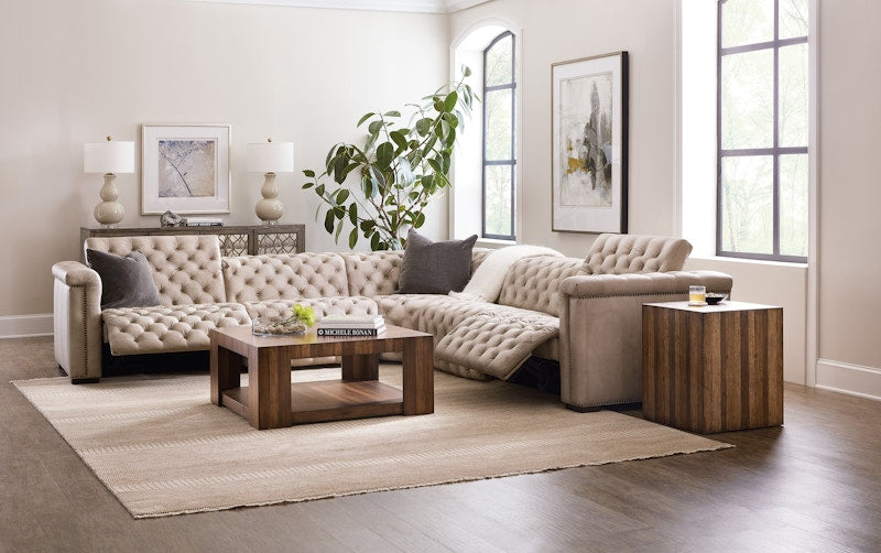 Hooker Furniture Savion Grandier 5-Piece Power HR Sectional w/2 Power Recline SS434-G5PS-082