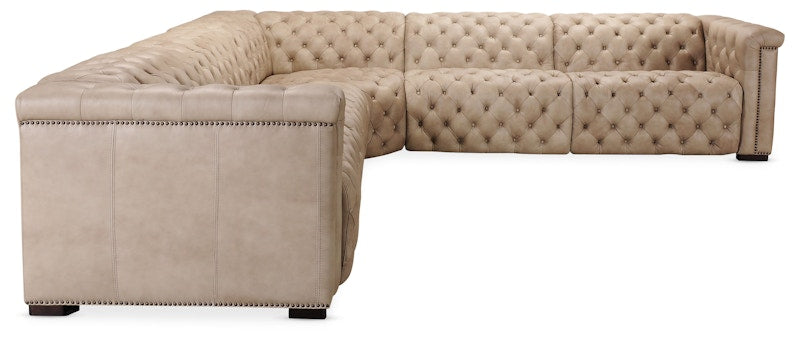 Hooker Furniture Savion Grandier 5-Piece Power HR Sectional w/2 Power Recline SS434-G5PS-082