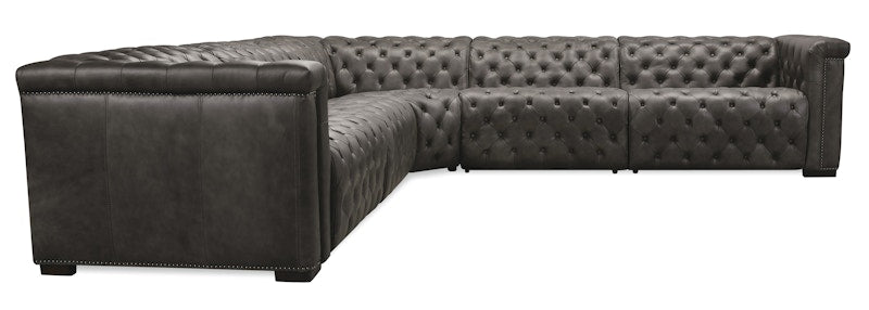 Hooker Furniture Savion Grandier 5 pc Sectional w/2 PWR Recline PWR Headrest SS434-G5PS-096