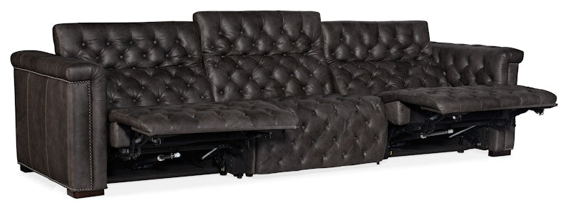 Hooker Furniture Savion Grandier Sofa w/PWR Recline PWR Headrest SS434-GP3-096