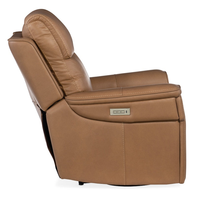 Hooker Furniture Lyra Zero Gravity Power Recliner with Power Headrest and Lumbar SS608-PHZL1-082