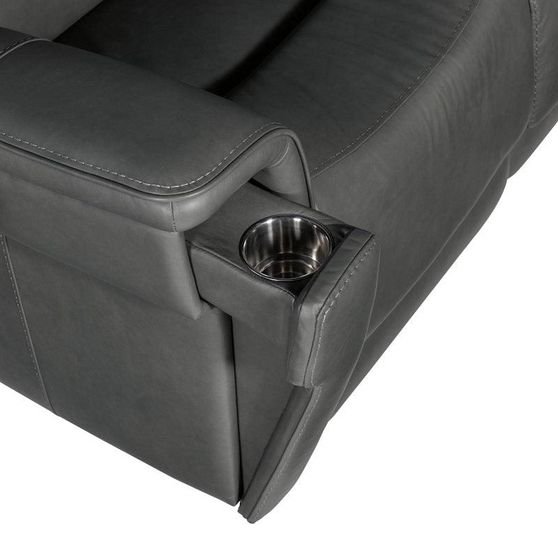 Hooker Furniture Lyra Zero Gravity Power Sofa with Power Headrest and Lumbar SS608-PHZL3-093