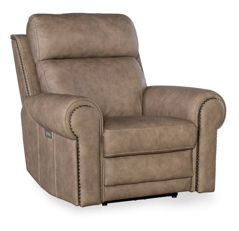 Hooker Furniture Duncan Power Recliner w/Power Headrest & Lumbar SS635-PHZL1-082