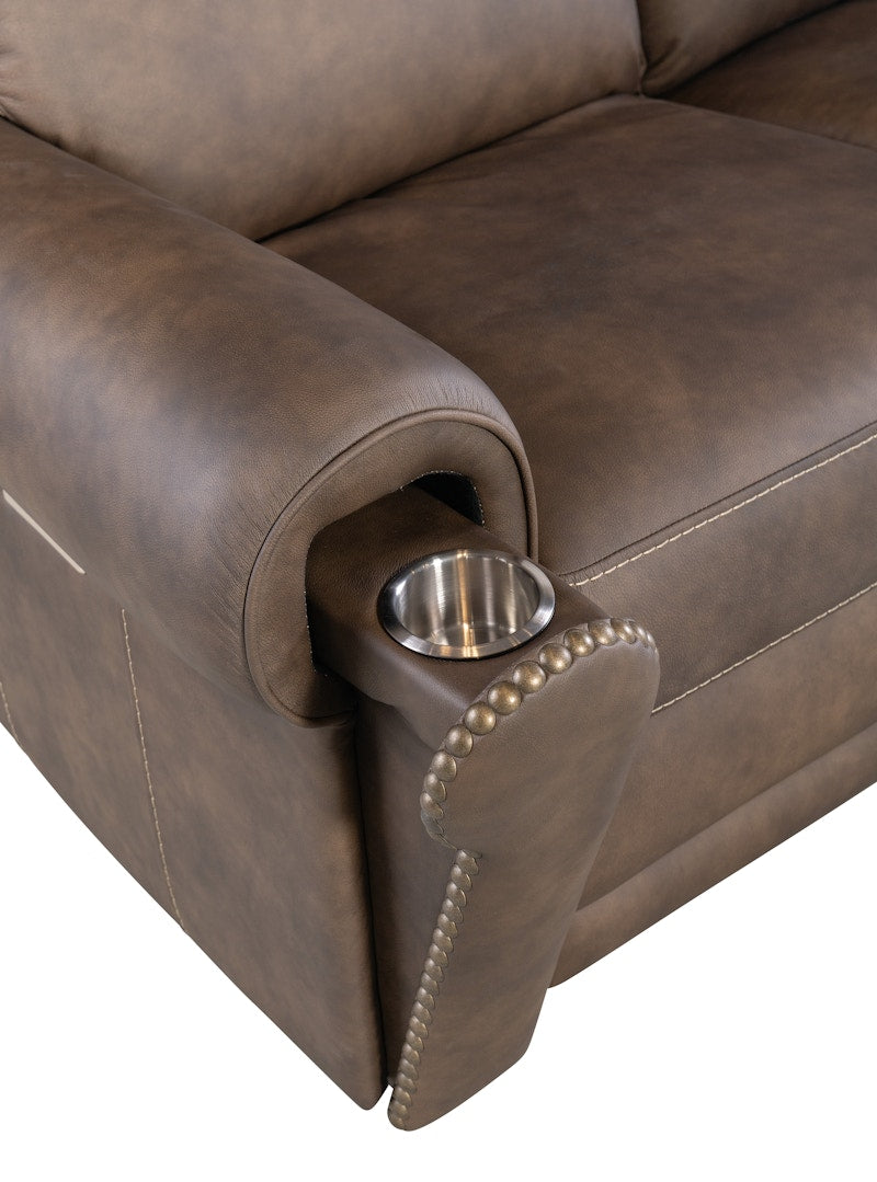 Hooker Furniture Duncan Power Loveseat w/Power Headrest & Lumbar SS635-PHZL2-088