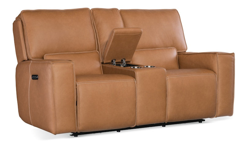 Hooker Furniture Miles Zero Gravity PWR Console Loveseat w/PWR Headrest SS727-PHZC2-084