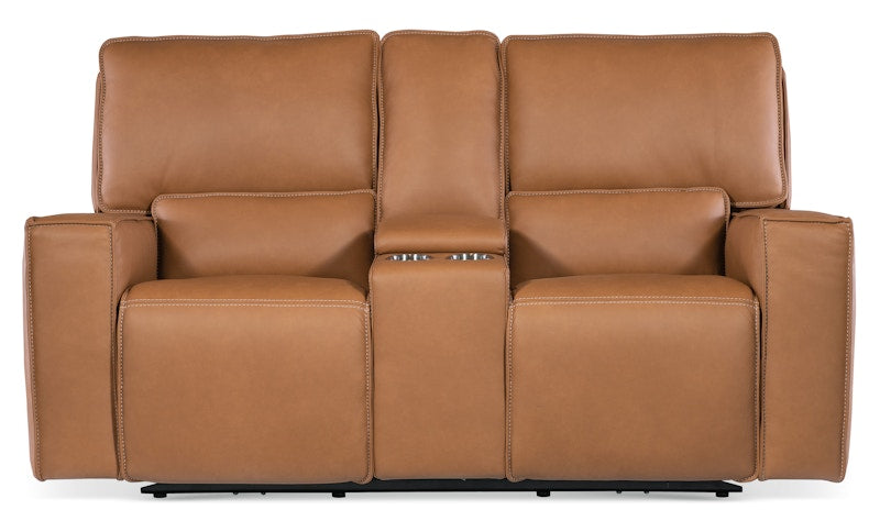 Hooker Furniture Miles Zero Gravity PWR Console Loveseat w/PWR Headrest SS727-PHZC2-084