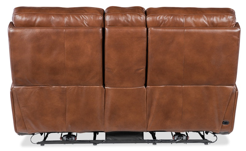 Hooker Furniture Crosby Zero Gravity Power Console Loveseat with Power Headrest and Lumbar SS741-PHZL2C-080