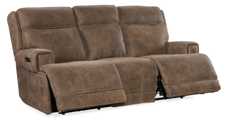 Hooker Furniture Wheeler Power Sofa with Power Headrest SS762-PHZ3-085