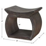 Connor Small Bench, Walnut