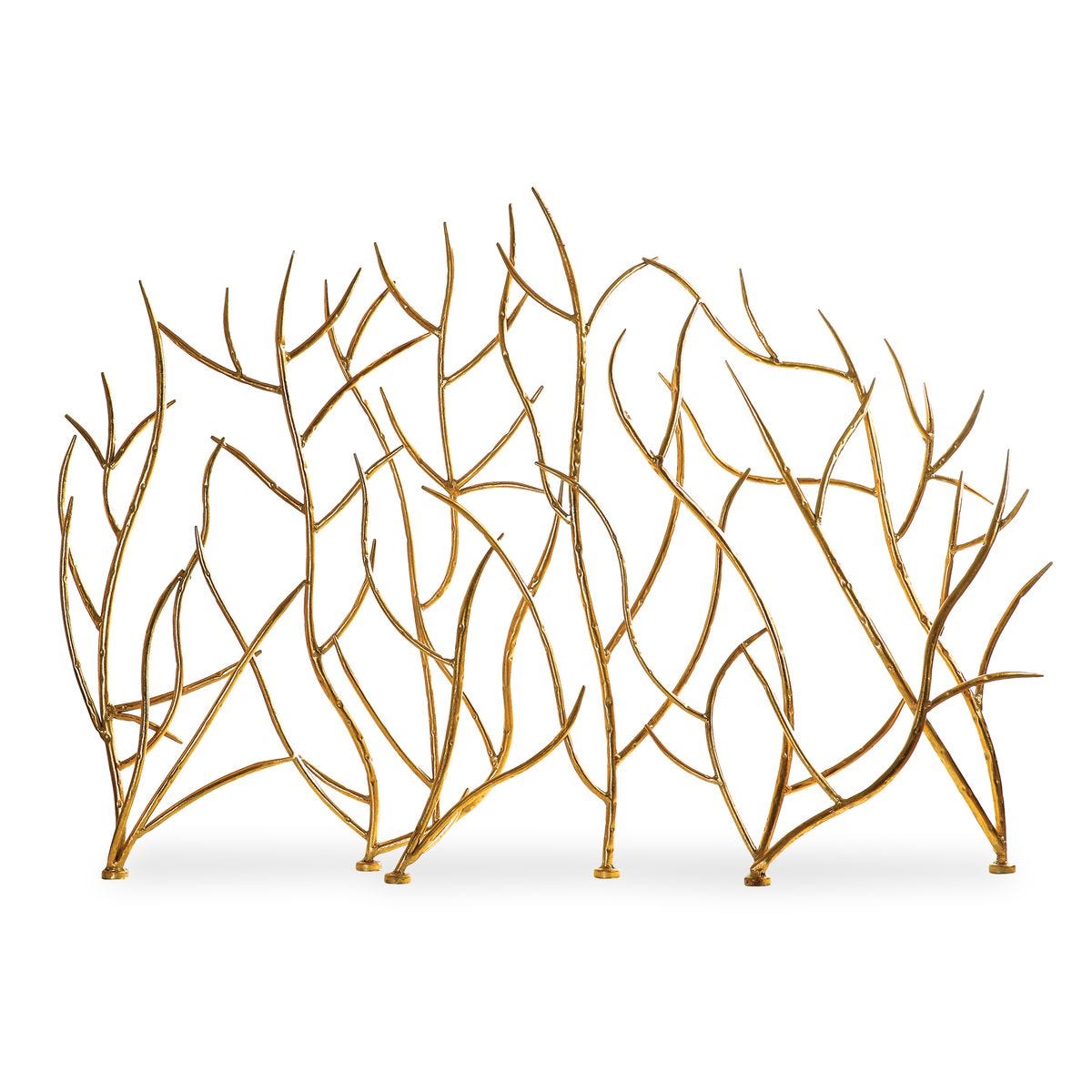 Gold Branches Decorative Fireplace Screen - Kings Fine Art & Decor