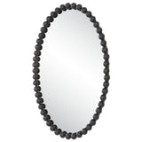Serna Oval Mirror, Black