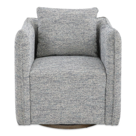 Corben Swivel Chair, Blue