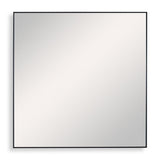 Alexo Square Mirror, Black - Kings Fine Art & Decor
