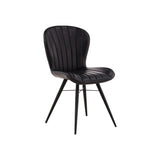 Black Peloso Side Chair - Kings Fine Art & Decor