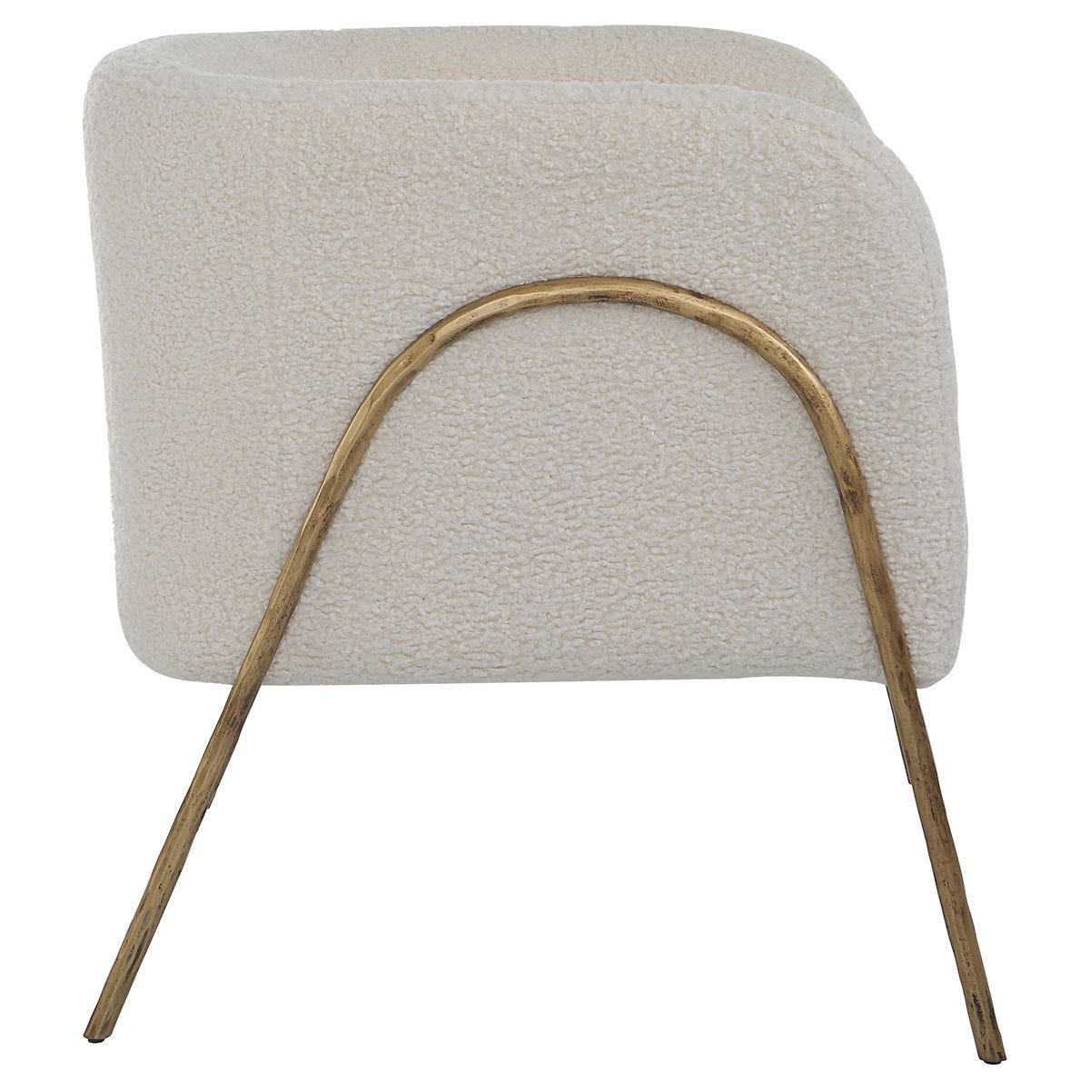 Jacobsen Accent Chair, Natural Shearling