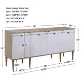 Tightrope 4 Door Cabinet
