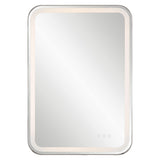 Crofton Lighted Vanity Mirror, Nickel