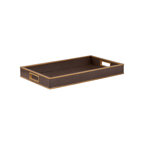 Reddington Tray - Brown Croco