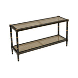 Conner Cane Console - Black