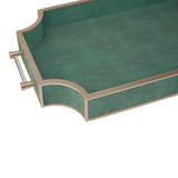 Shagreen Tray - Green