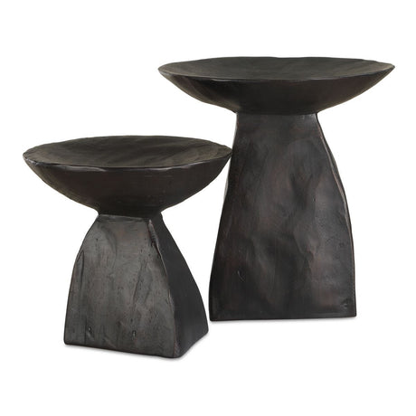 Shadow Pedestal Bowls, S/2 - Kings Fine Art & Decor