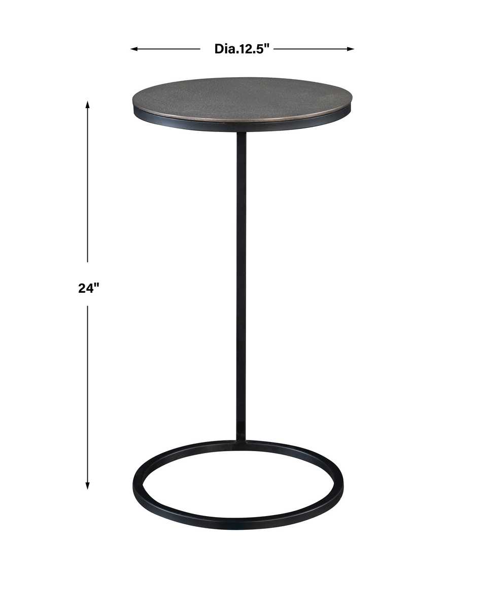 Brunei Accent Table, Nickel
