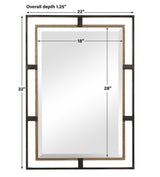 Carrizo Rectangle Mirror