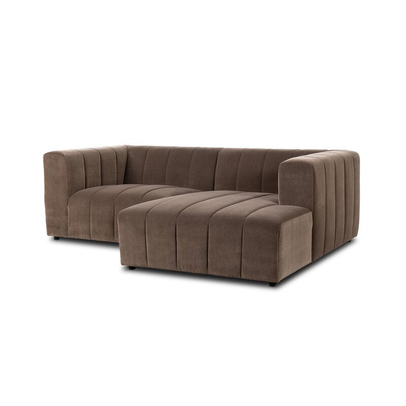 Langham Channeled 2-Piece Sectional - Kings Fine Art & Decor