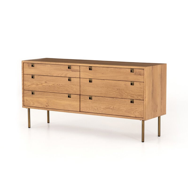 Carlisle 6 Drawer Dresser - Kings Fine Art & Decor