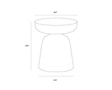 lucida-end-table-marble-look-105011 - view 11