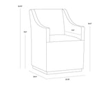 zane-wheeled-dining-armchair-102675 - view 26