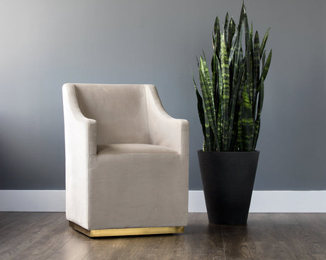 zane-wheeled-dining-armchair-102675 - view 2