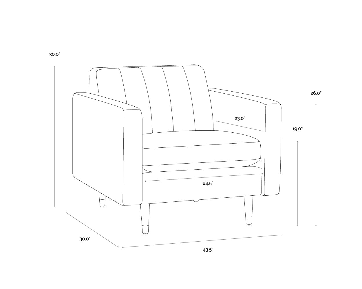 yosi-armchair-103689 - view 7