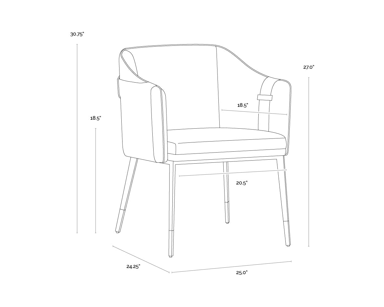 carter-dining-armchair-103789 - view 21